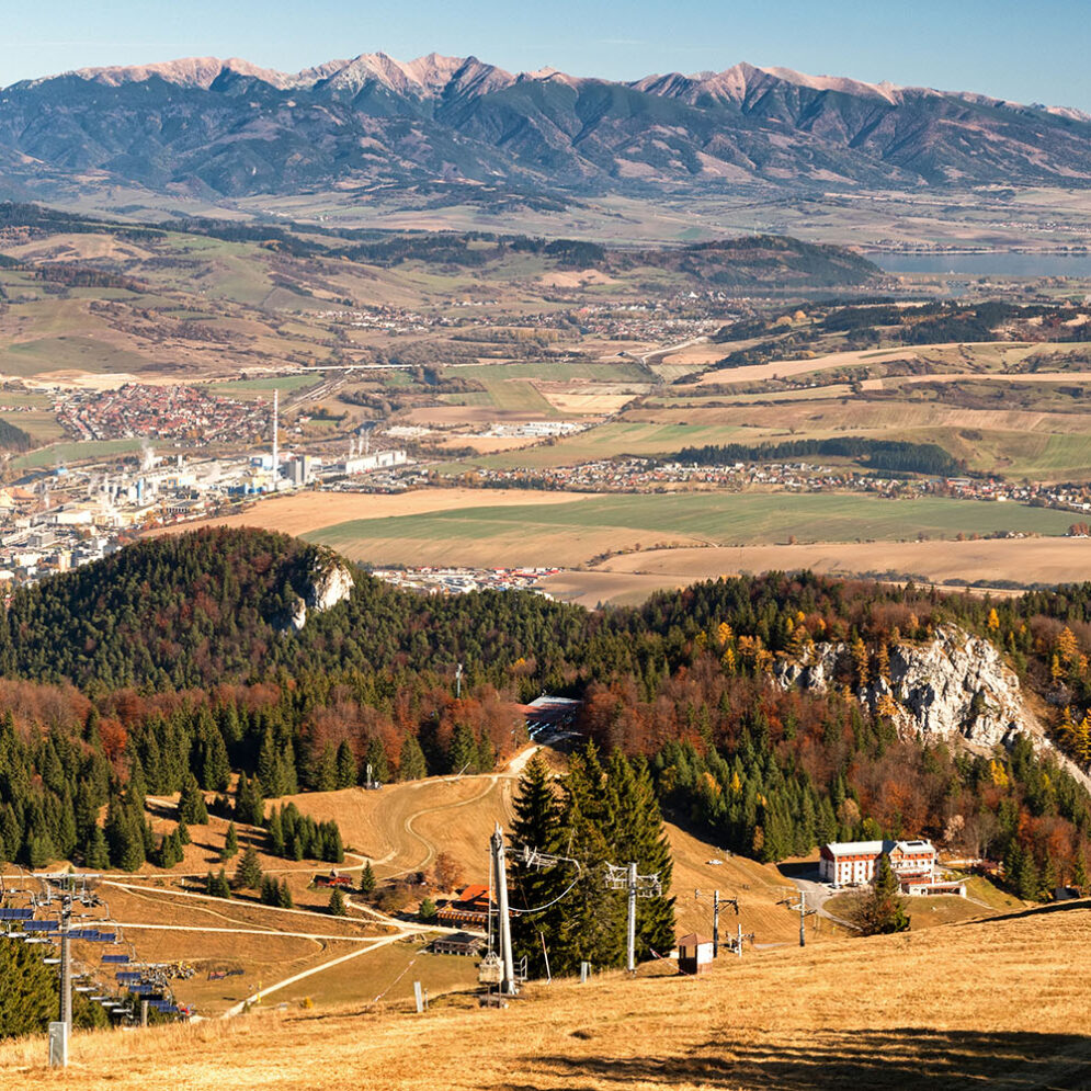 Region Liptov - view from hill Malinne