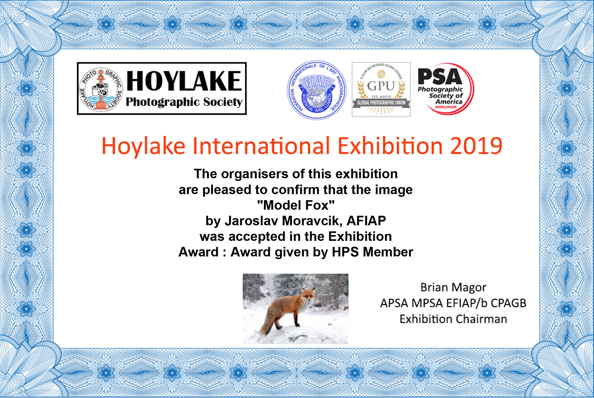 Hoylake international award