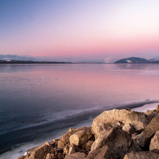 Farebné rána na Liptovskej Mare - Liptovský Trnovec