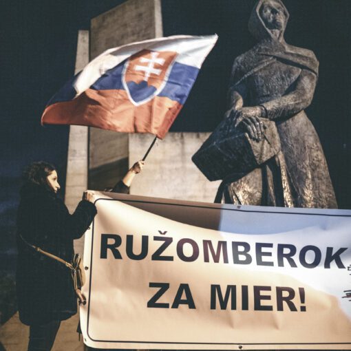 Pochod za mier, Ružomberok, 2023