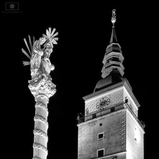 Súsošie Njasvätejšej Trojice & Mestská veža v Trnave