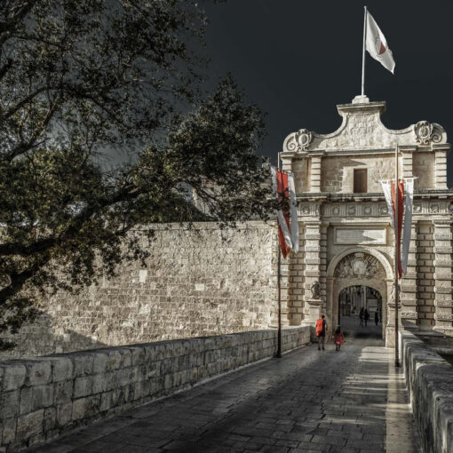 Vstupná brána do mesta Mdina, Malta