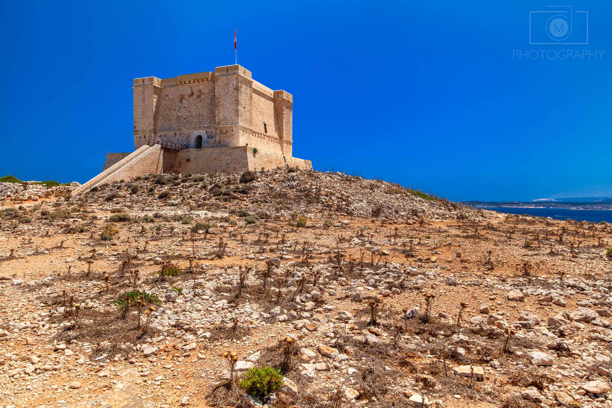 Saint Mary's tower na ostrove Comino, Malta