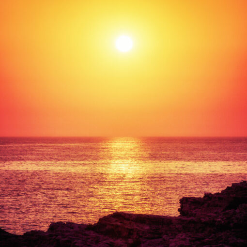Západ slnka a Stredozemné more, Malta