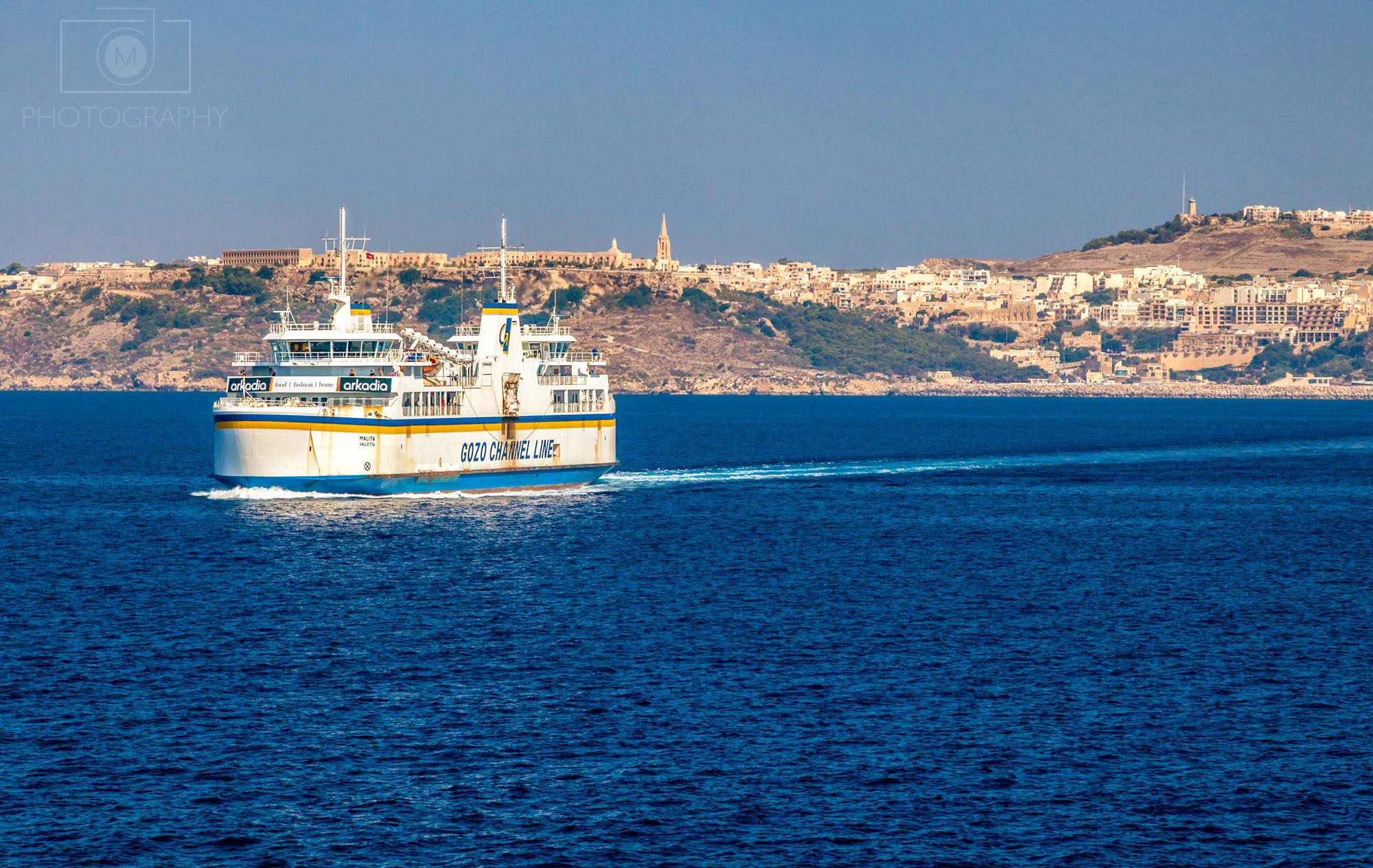 Trajekt medzi ostrovmi Gozo a Malta