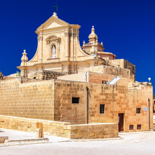 Pevnostt Cittadella v meste Victoria na ostrove Gozo