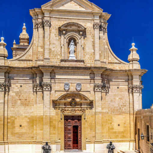 Katedrála v pevnosti Cittadella v meste Victoria na ostrove Gozo