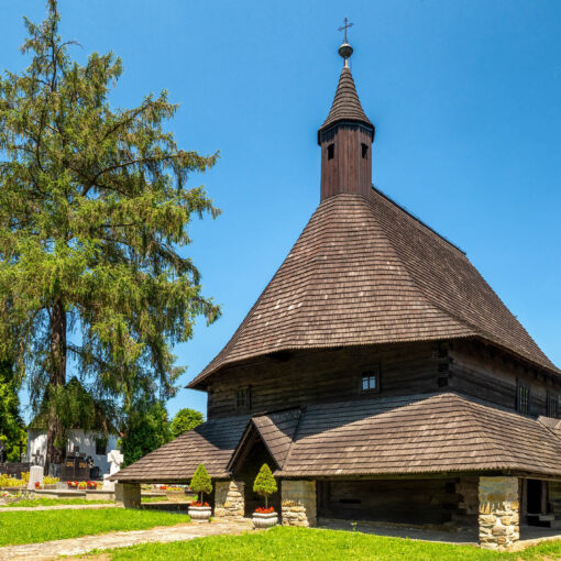 Gotický drevený kostol Tvrdošín