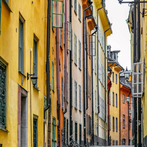 Gamla stan - staré mesto, Štokholm, Švédsko