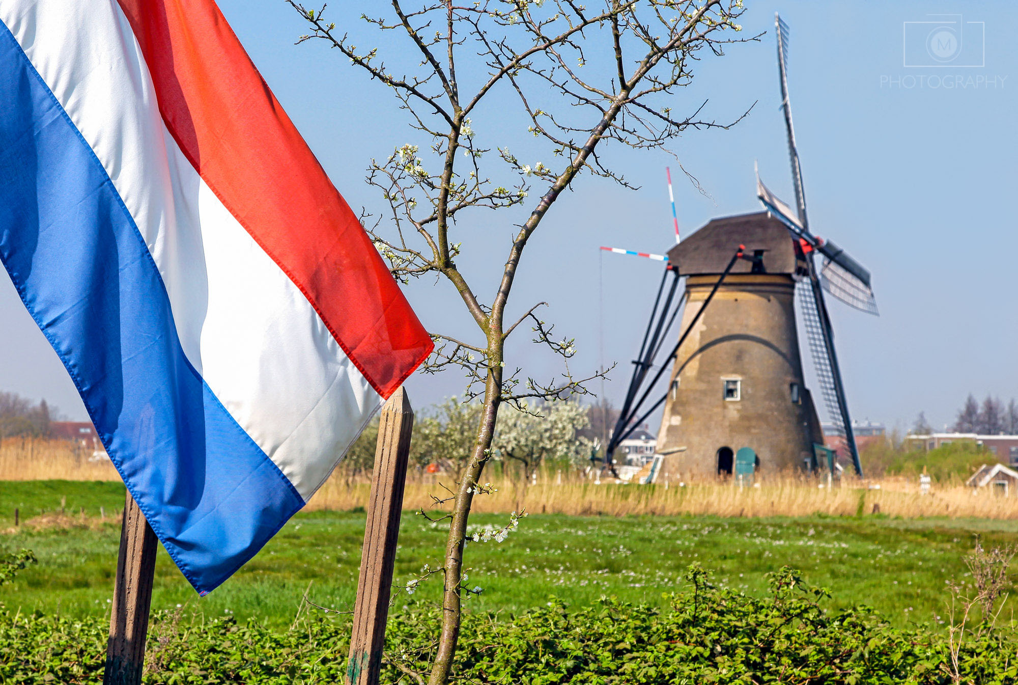 Veterné mlyny v Kinderdijk, Holandsko