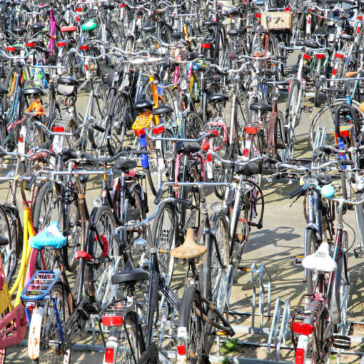 Parkovisko pre bicykle Rotterdam, Holandsko