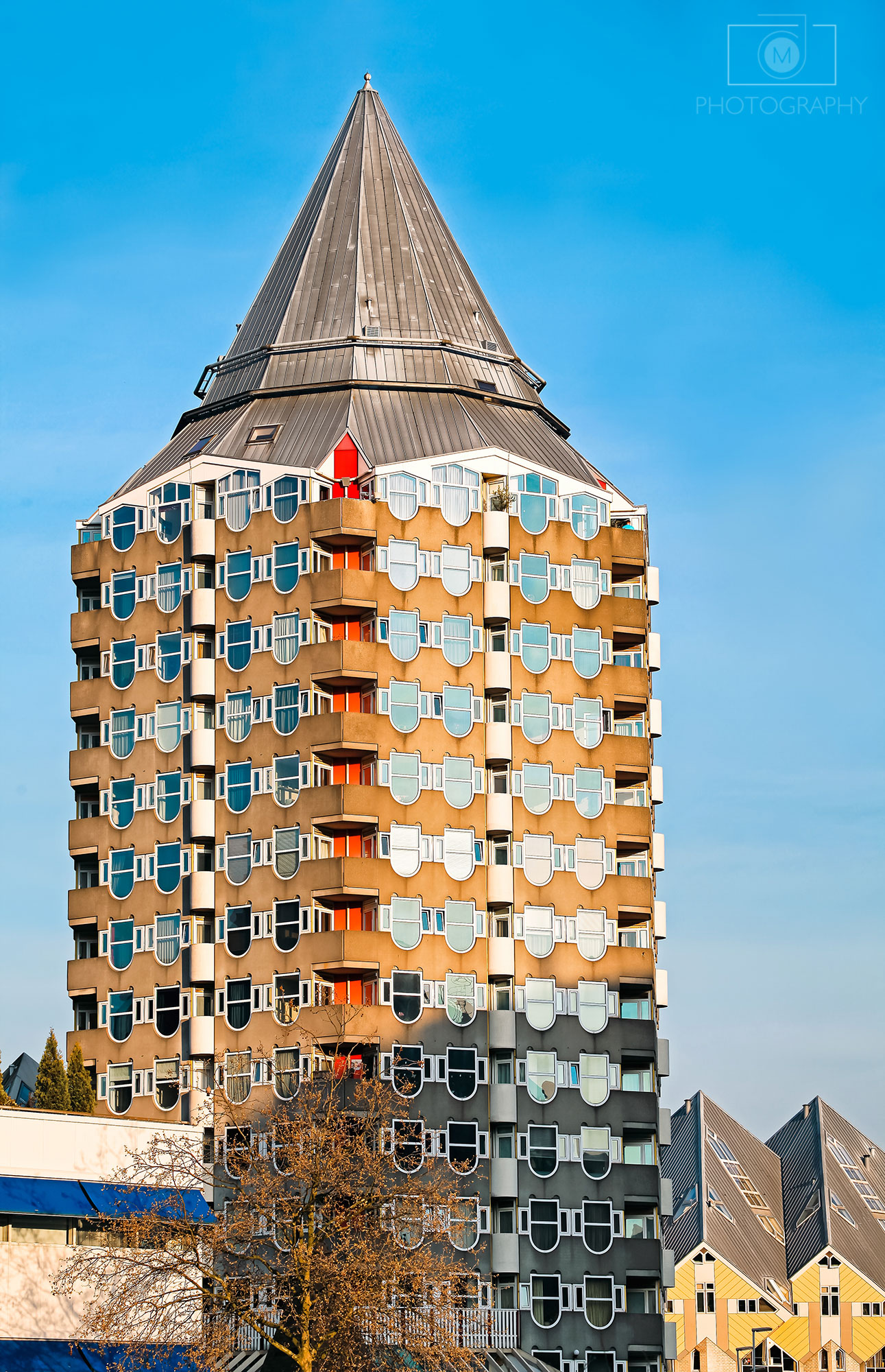 Pencil building v Rotterdame, Holandsko