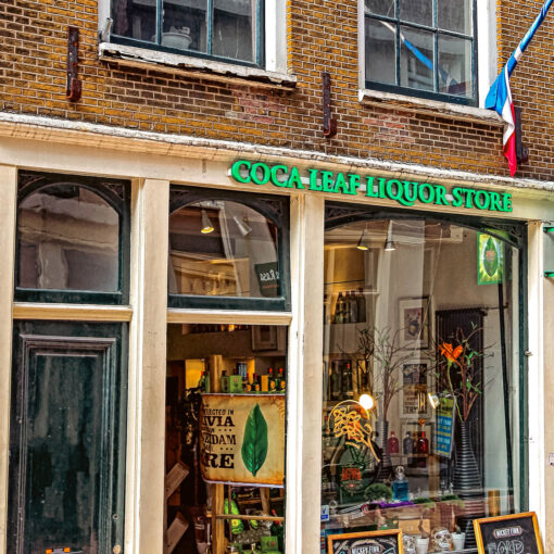 Coffee shop v Amsterdame, Holandsko