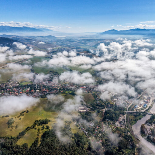 Ružomberok & Likavka z dronu