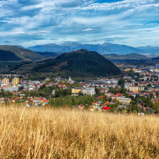 Pohľad na Ružomberok z Kalvárie