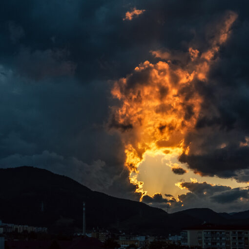 Exkluzívny západ slnka nad Ružomberkom