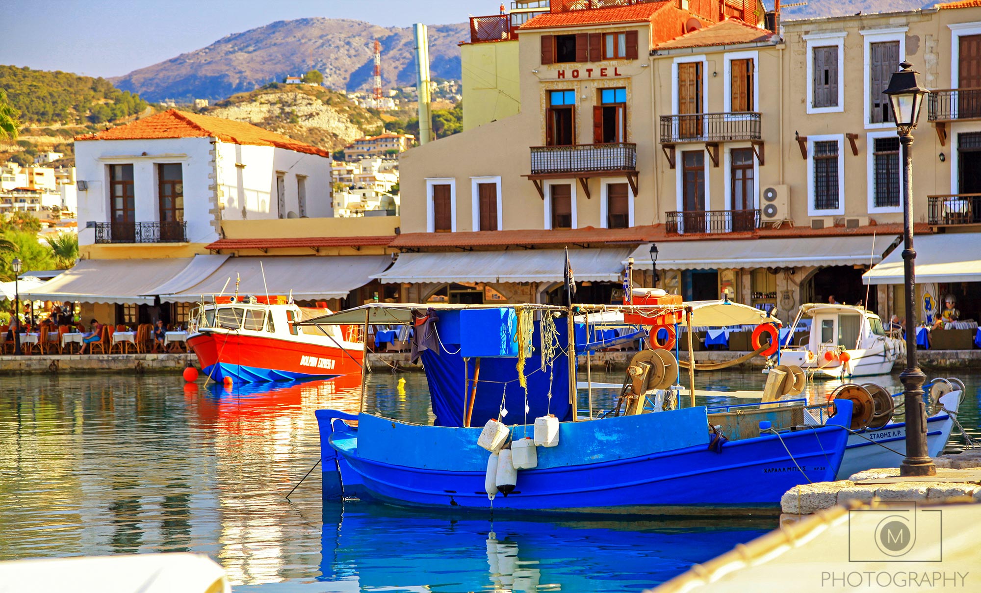 Prístav v meste Rethymno, Kréta