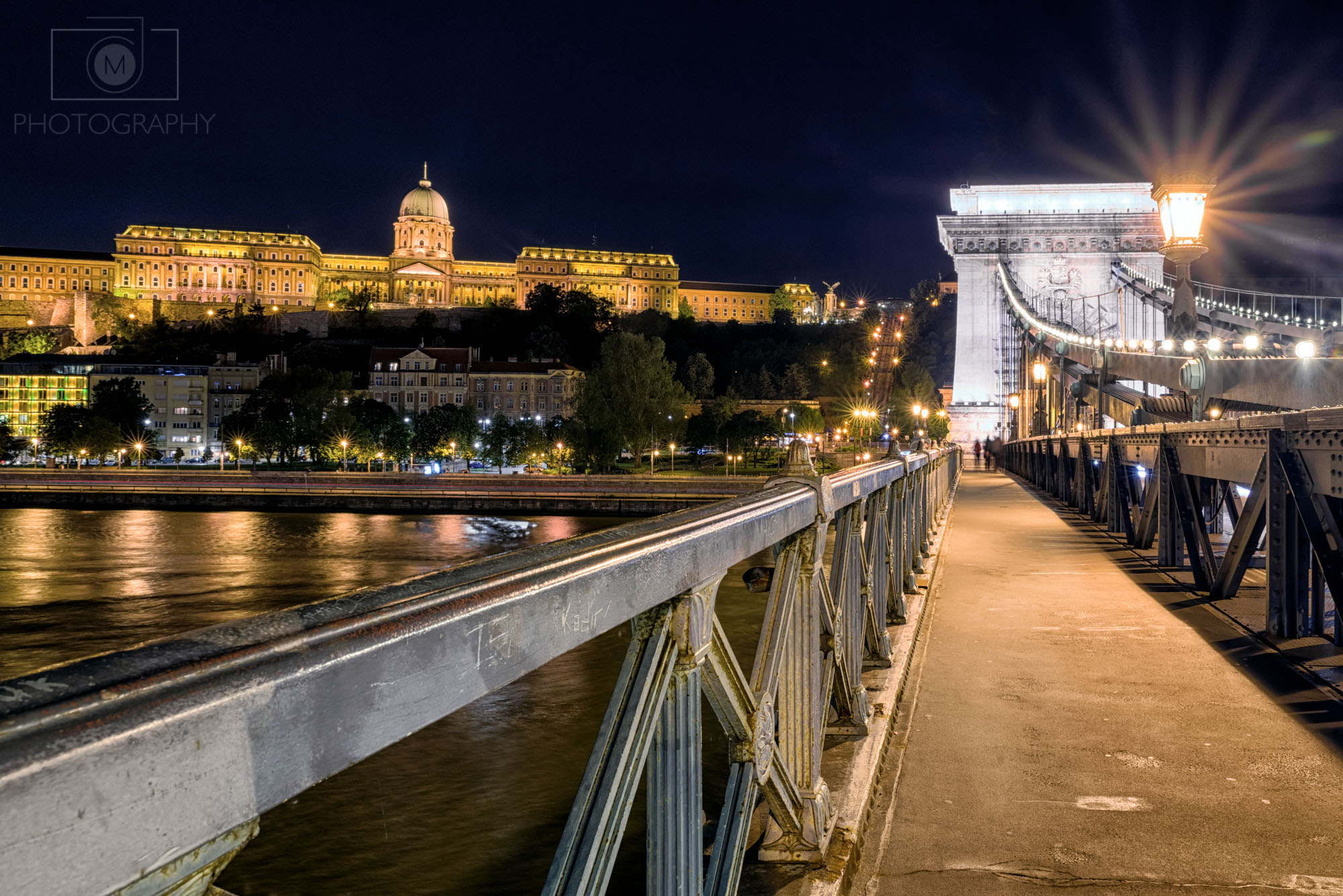 Széchenyiho reťazový most v Budapešti, Maďarsko