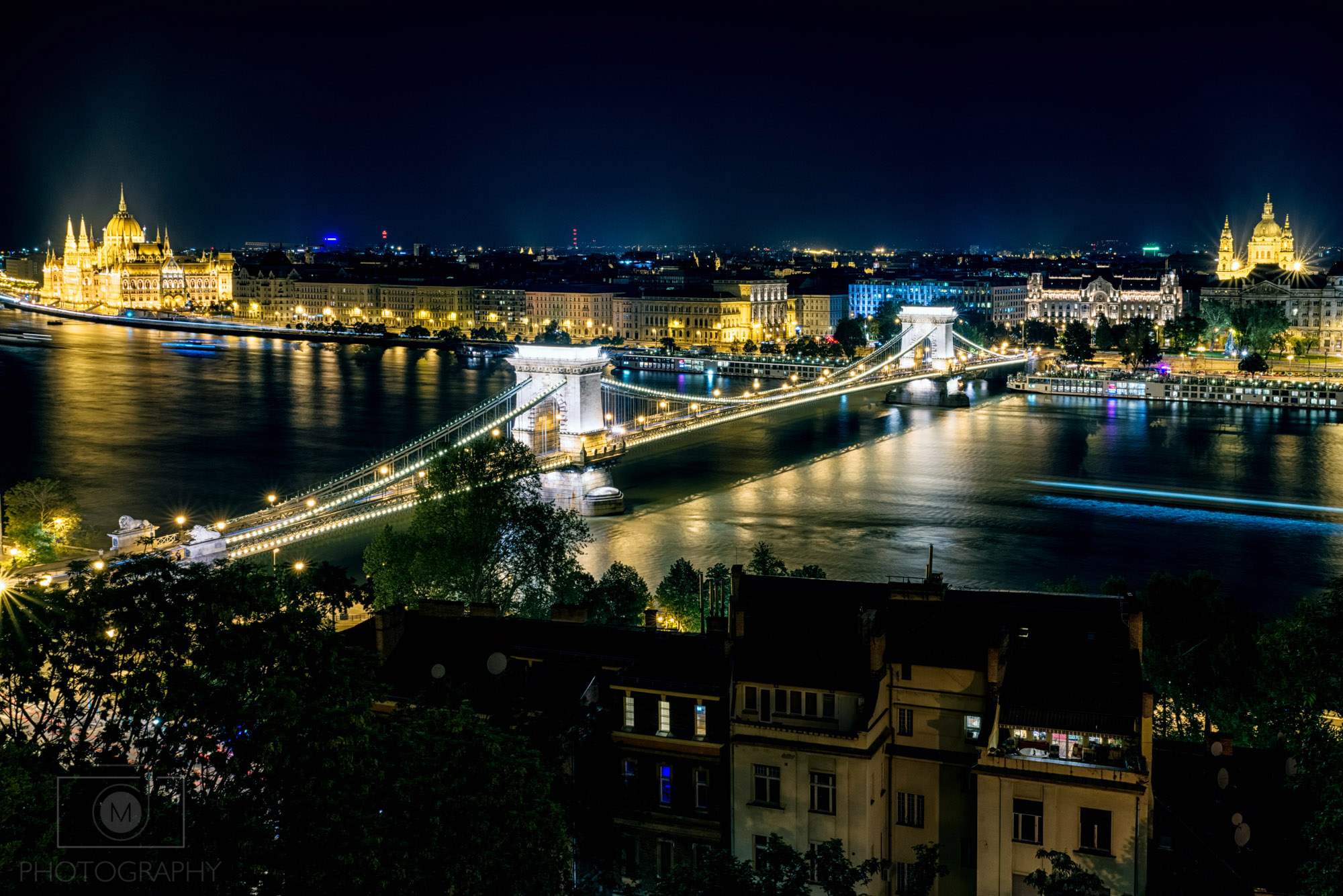 Nočná Budapešť, Maďarsko