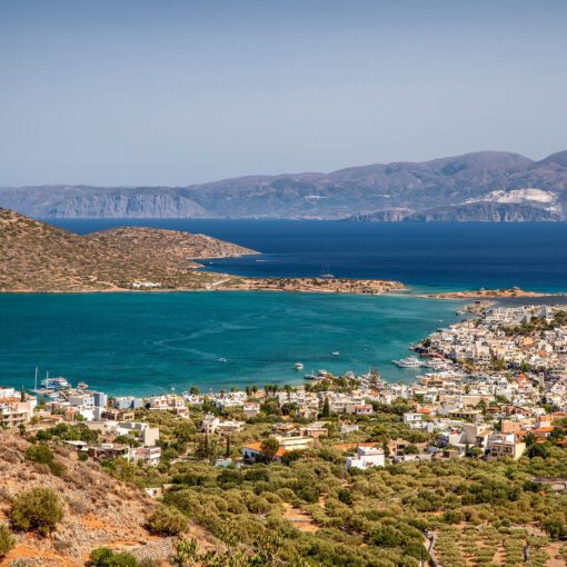 Elounda na severovýchodnom pobreží Kréty