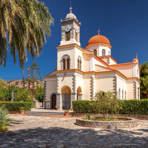 Kostol v dedine Fourni, severovýchodná Kréta