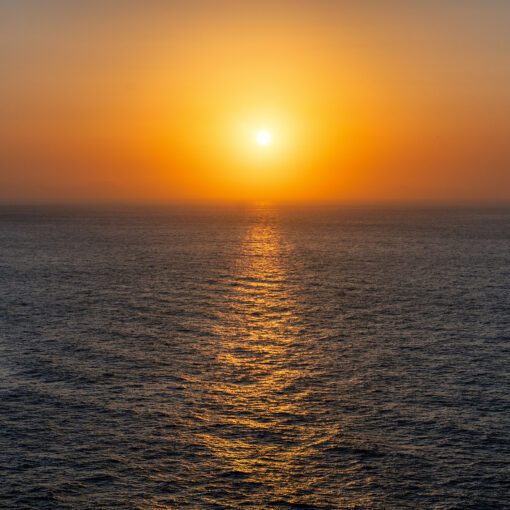 Západ slnka nad Egejským morom – Panormos, Kréta