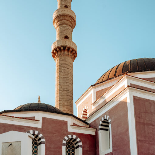 Sulejmanova mešita v meste Rodos, Grécko