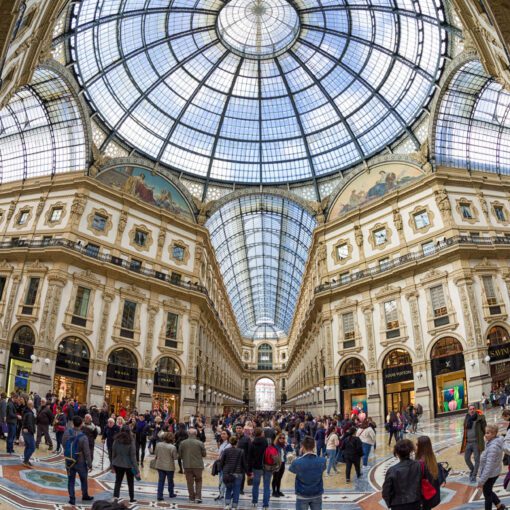 Obchodné centrum Galleria Vittorio Emanuele II v Miláne