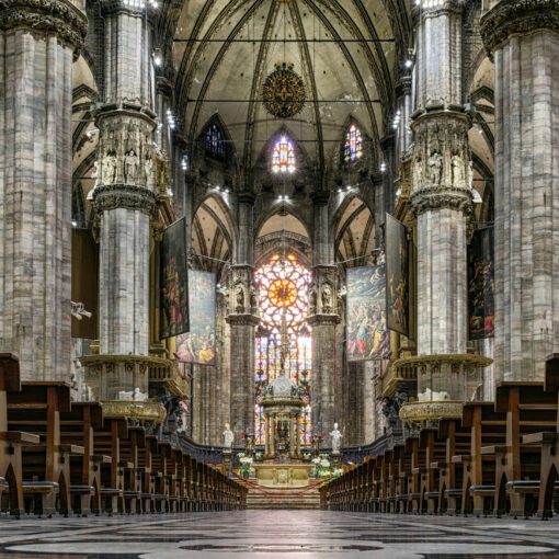 Interíer katedrály Duomo - Milánsky dóm
