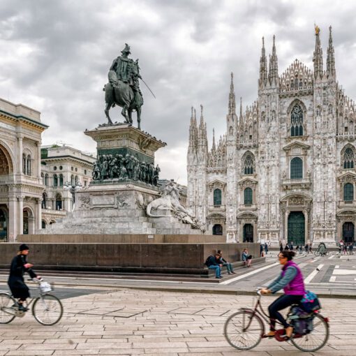 Námestie Piazza Del Duomo v Miláne