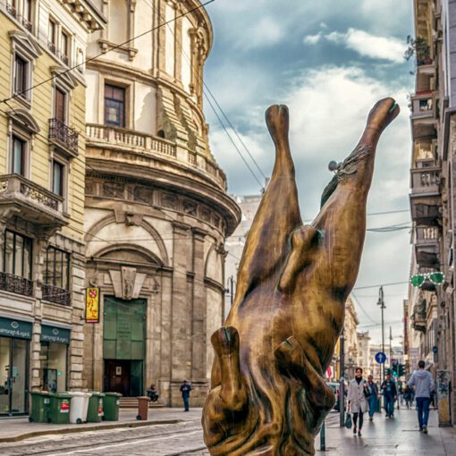 Moderné umenie v uliciach Milána
