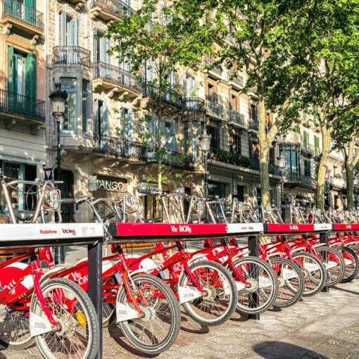 Bike sharing v Barcelone