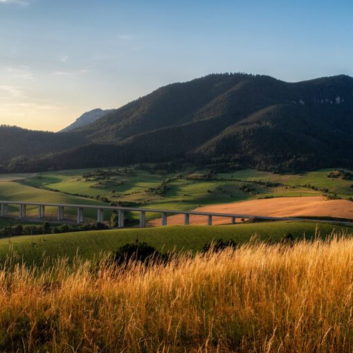 Predný Choč a nová D1