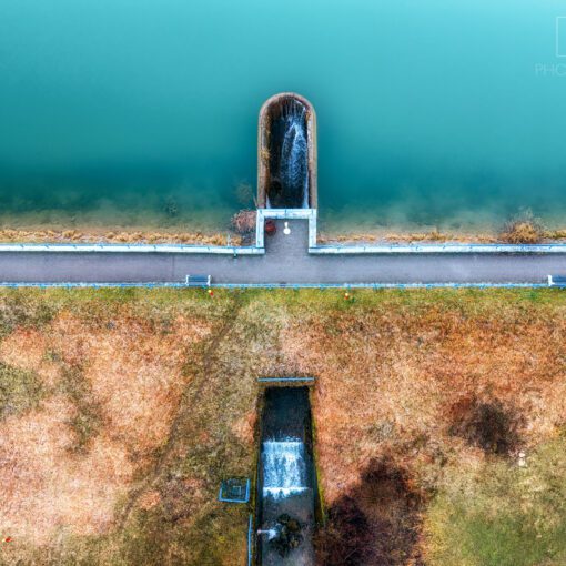 Hrabovská priehrada z dronu