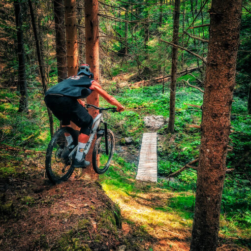 Trail Biďasken v Bikeparku
