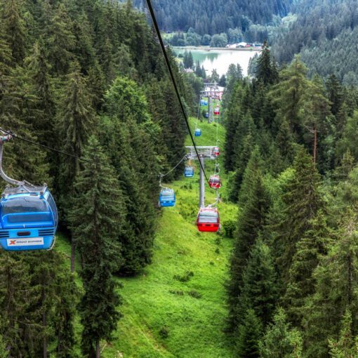 Kabínková lanovka na Malinom Brde