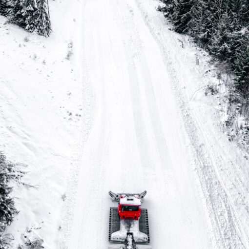 Úprava zjazdovky do Hrabova
